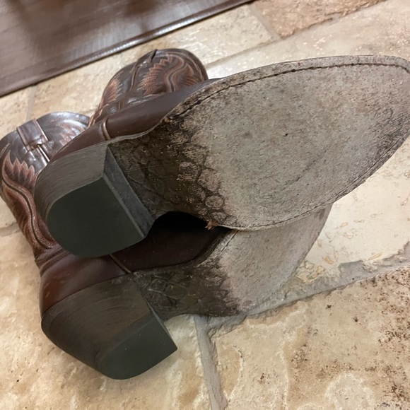 Ariat Brown Pointy Toe Boots - Picture 6 of 7